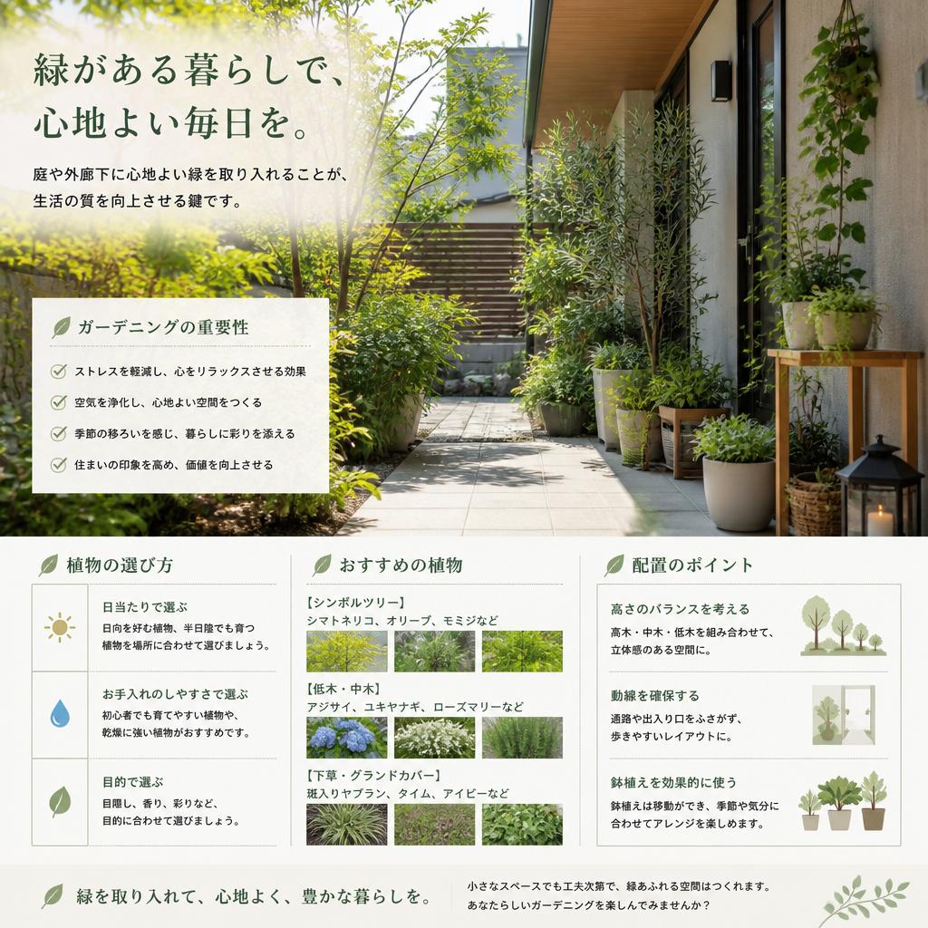 ガーデニングで心地よい自然を